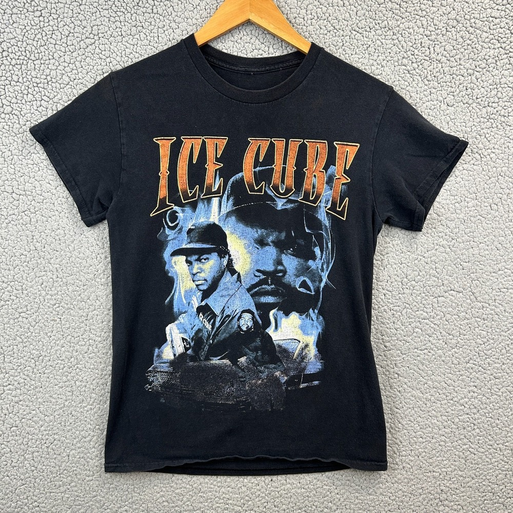 Ice Cube T Shirt Top Womens Medium Black Hip Hop